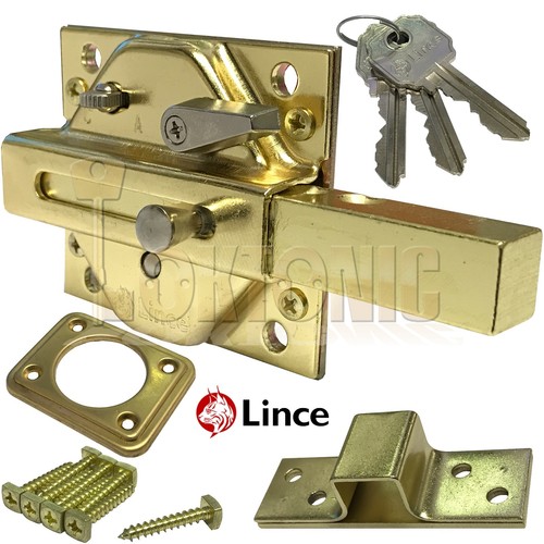 Lince serratura ottone alta
